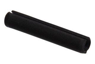 Precision Defense Bolt Catch Roll Pin is made from steel with a black finish